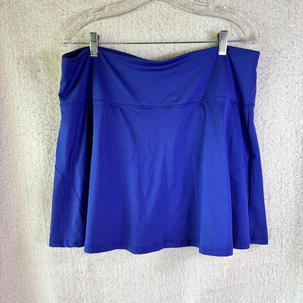 Duffield‎ Lane Performance Sherri Skort Bright Blue Size XL NWT 50+ UPF Tennis